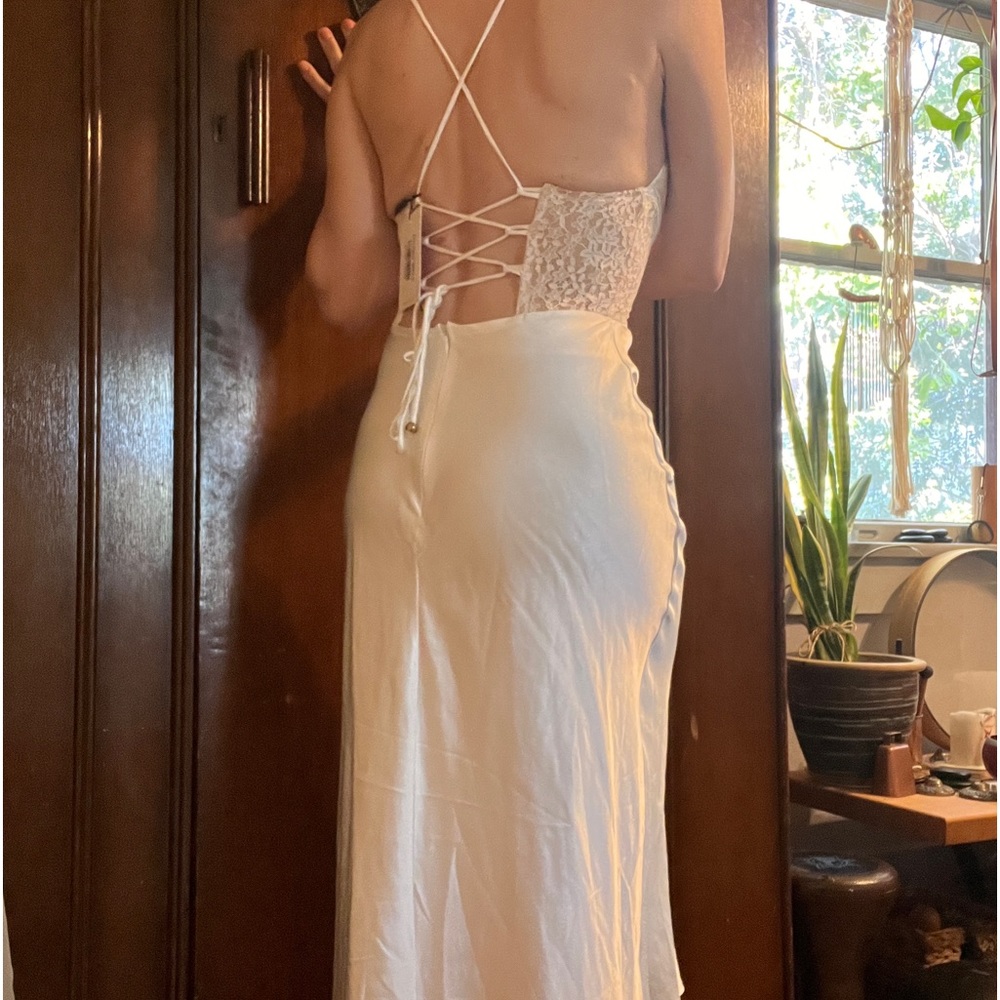 lovely soft & sexy white dress